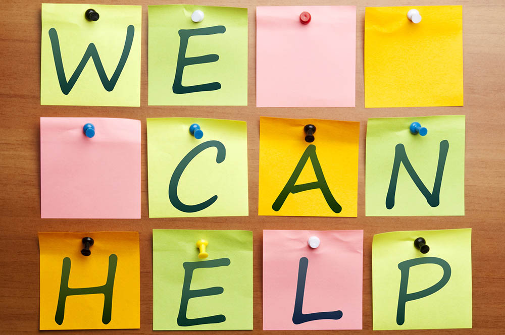 we can help